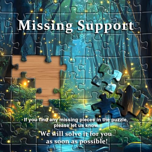 Impossible Puzzles for Adult 1000 Pieces, Magic Forest Fantasy Puzzle,Nature Difficult Challenging Jigsaw Puzzles - style: Magic Forest Puzzle