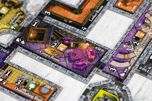 Castles of Mad King Ludwig Expansions – Massive Modular Add-On with Renovations, Secret Passages, Moats, Towers, Royal Decrees, Swan Tokens & 5th Player Support for Ultimate Castle-Building