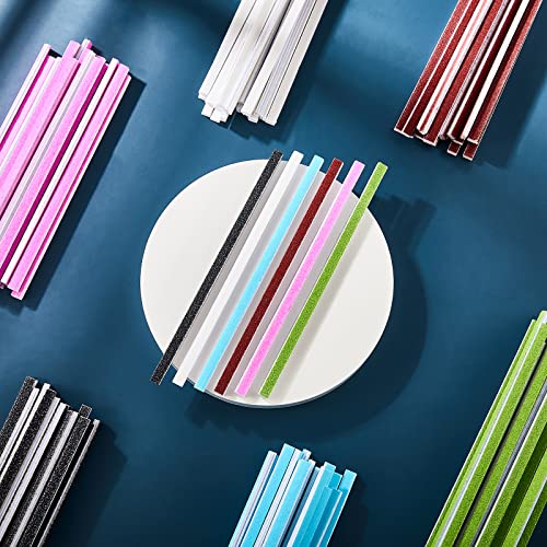 Honoson 120 Pieces Sanding Twigs Cushioned Abrasive Sanding Sticks for Models Woodworking Hobby Arts Crafts Supplies