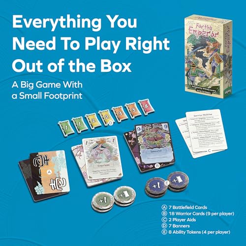 Allplay for The Emperor, 2-Player Tiny-Box Area Control Duel, 2 Players | Start Small Railway Companies That Merge Into Major Systems Across Russia & Canada | 240 Minutes Play