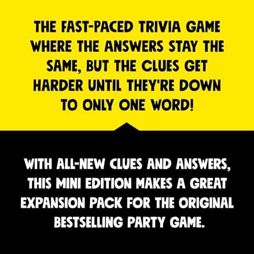 Ridley's Games: Mini Thinkfast- Small Packaging for On-the-Go Play- Fast-Paced Trivia Game - Family Game Night Favorite for Ages 13+, 3-10 Players, 15 Minute Playtime