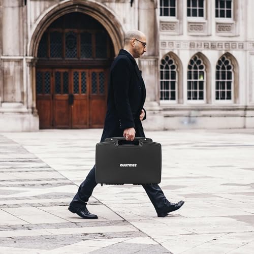 17" x 11.22" x 4.96" Portable Hard-Shell Case | Customizable Foam Case with Pre-cut Foam Interior, Suitable for Storing Electronics, Microphones, Cameras, and Equipment, etc - size: 17"