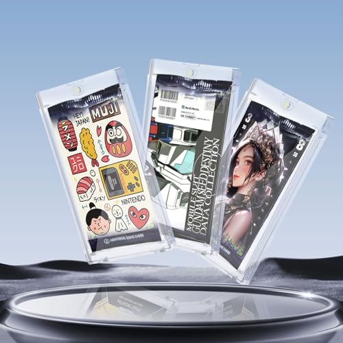 10-Pack One Touch Booster-Pack Magnetic-Holders - UV Protection Clear Booster Pack Cases, Fit for Standard Cards Storage and Display, Protect Your Collectible, Sports, and Gaming Cards