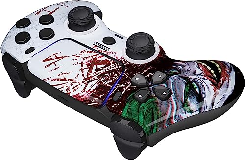 Custom Controllerzz Custom Wireless Controller Compatible with PS5 - Multiple Designs Available (Jokester) - color: Jokester