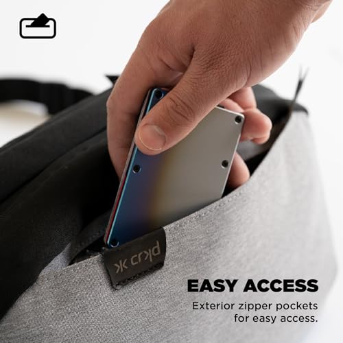 CRKD Gear Bag Protective Carry Case - Gaming Bag for Nitro Deck/Steam Deck/Playstation Portal/Nintendo Switch Accessories - color: Ash Grey