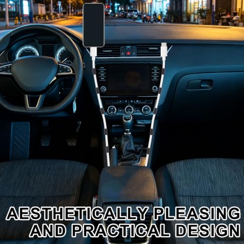 NQEUEPN 12pcs Car Trim Cable Clips, ABS Wedge-Shaped Hidden Cable Organizer Clips Wire Management Cord Holder for Vehicle Interior Phone Chargers Dash Cams Easy Installation (Black)