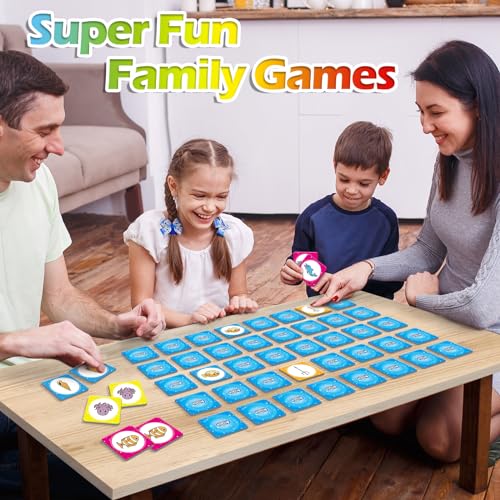 Aizweb Match Game,Memory Game,40 Pcs Toddler Card Games for Boys Girls Kids Ages 3 4 5 6,Flash Cards for Preschool Kindergarten Learning Activities,Educational Toys Homechool Supplies - style: Ocean World