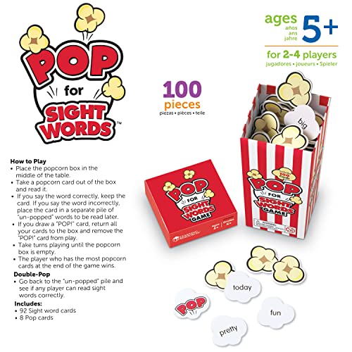Learning Resources Pop For Sight Words Game