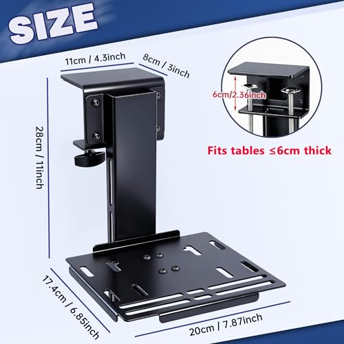 Racing Shifter Stand Handbrake Desk Mount for Racing Sim Shifter Handbrake Compatible with Logitech G Driving Force, Thrustmaster TH8A, TSSH