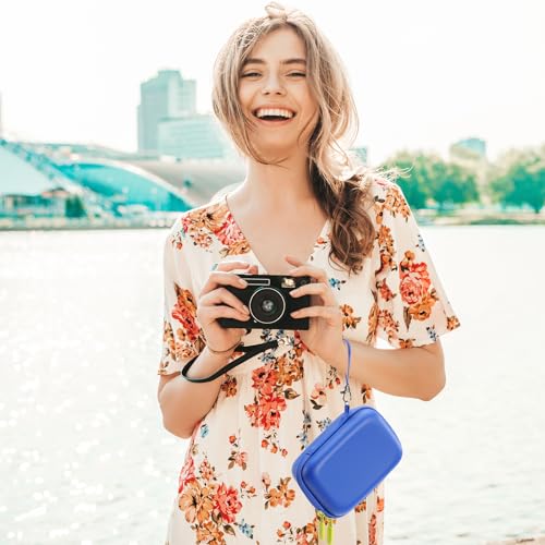 ProCase Hard Shell Digital Camera Case for Canon G7X Mark III Mark II, Sony Cybershot, PowerShot SX740, Ricoh GR III, Kodak Pixpro, Compact 4K Vlogging Small Cameras Travel Carrying Storage Bag -Blue - color: Blue