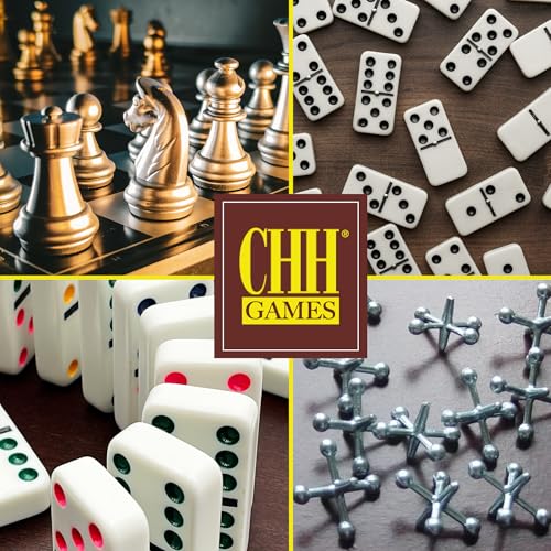 CHH 2322 Double 6 Jumbo Dominoes with Color Dot, 8.25-inch Length