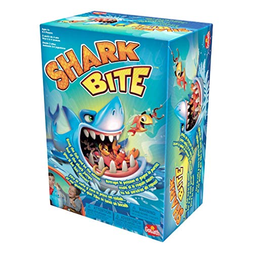 Shark Bite -- Roll The Die and Fish for Colorful Sea Creatures Before The Shark Bites Game! - Trilingual by Pressman - style: Shark Bite - Trilingual