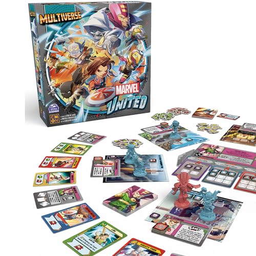 CMON Marvel United: Multiverse Core Box - Standalone Expansion with Highly Detailed Miniatures, Cooperative Superhero Board Game for Kids & Adults, Ages 14+, 1-5 Players, 45 Min Playtime, Made by CMON