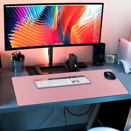 XXL Gaming Mouse Pad 35.4x15.7 Professional Large Mouse Pad & Computer Game Mouse Mat-90x40 Pinkus - color: 90x40 Pinkus, size: 35.4x15.7x0.1IN