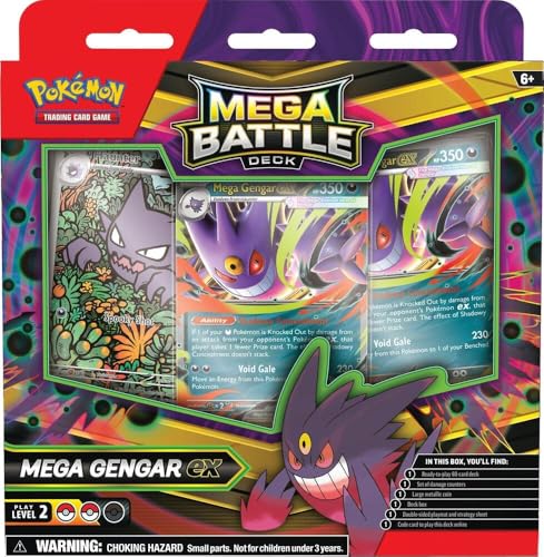 Pokemon Trading Card Game Mega Battle Deck (Mega Gengar Ex) - style: Mega Gengar Ex