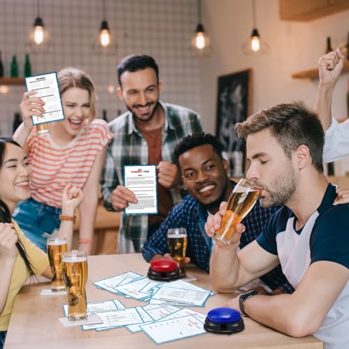 Christian Bible Friendly Feud Game with 2 Answer Buzzers, Religious Feud Card Board Game Night Family Church Group Fun Trivia Quiz for Christmas Easter Party Office Class Team Building - style: Christian