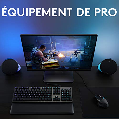 Logitech G502 Hero High Performance Wired Gaming Mouse, Hero 25K Sensor, 25,600 DPI, RGB, Adjustable Weights, 11 Programmable Buttons, On-Board Memory, PC/Mac - Black (Renewed)