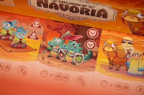 Explorers of Navoria Base Game - Adventure, Worker Placement, and Engine Building for 1 to 4 Players