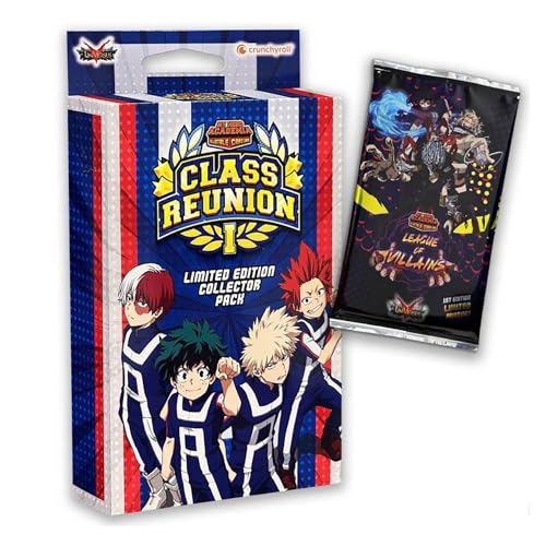 My Hero Academia: Class Reunion Collector Pack - Limited Edition Pack for Collectible Card Game, Card Packs & Foil Cards