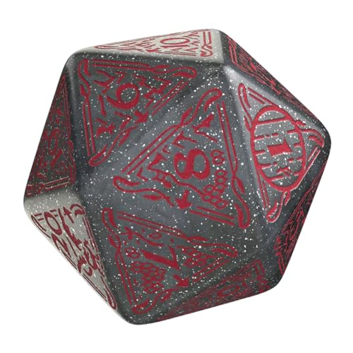 The Hobbit Jumbo Spindown D20 Lunaris Die by Q-Workshop | Large Middle-Earth Inspired Life Counter, Premium Engraved Map Design | Easy-Read Numbers | Durable Gaming Dice for TCGs, RPGs & Tabletop Play | Large Middle-Earth Inspired Life Counter, Premium En