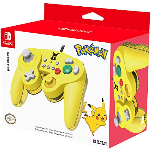 HORI Nintendo Switch Battle Pad (Pikachu) Gamecube Style Controller - Nintendo Switch - style: Pikachu