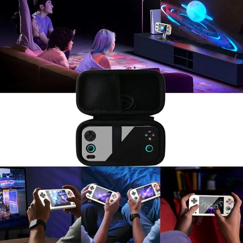 WERJIA Hard Carrying Case Compatible with Anbernic RG476H Retro Handheld Game Console - size: For RG476h black