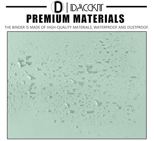 D DACCKIT Card Binder 16 Pocket - Fits 1024 Cards,4X4 Ringless Card Album with Sleeves for Trading Cards & Sports Cards(Model A,Asakusa Green) - color: Asakusa Green