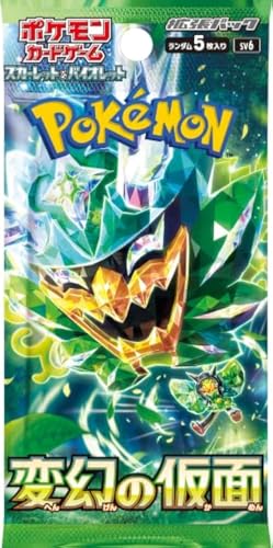 Pokémon (1 Pack) Card Game Mask of Transformation Booster Pack (5 Cards Per Pack) Japanese ver