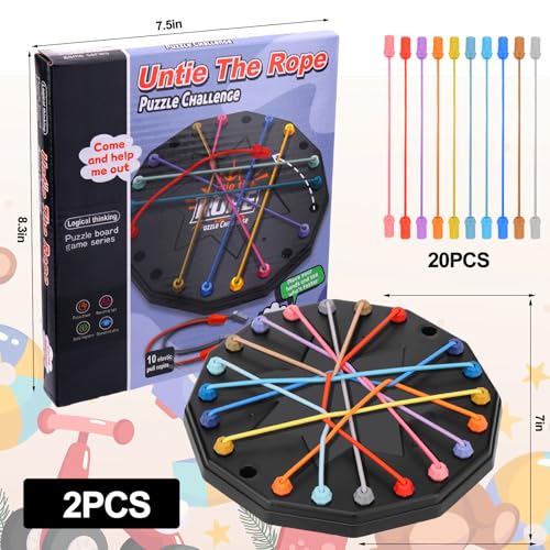 Vodolo 2pcs Brainy Knots Game - size: 2PCS