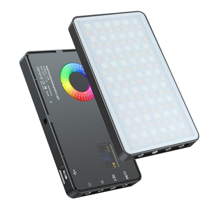 Mobile Live Streaming Fill Light Professional Shooting VLOG Live Streaming Atmosphere Lighting RGB Fill Light