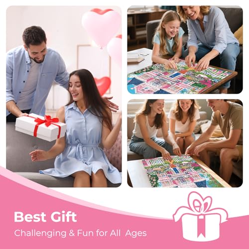 Puzzles for Adults 500 Pieces,Beautiful Manor Puzzle for Adults 500 Pieces,Spring Garden House Jigsaw Puzzles for Seniors, Perfect for Game Nights Giving Puzzles,20.5x15 in - style: Sunshine Villa