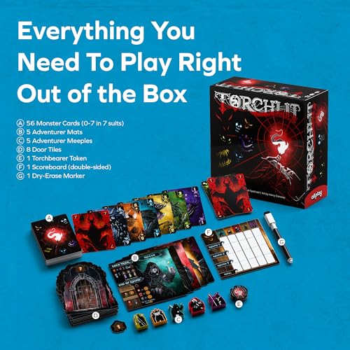 Torchlit Board Game - Card Game - Allplay - 2 to 5 Player - 40 Minutes Game Time