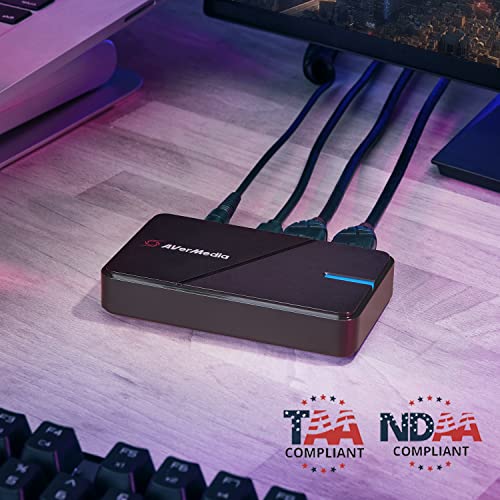AVerMedia 4K Capture Card for Streaming,1440p120 Video Capture Device for PS5/Pro, Xbox Series X/S, Nintendo Switch, PC, compatible with Twitch, OBS, Windows, Mac - GC551G2 Live Gamer Extreme 3 - size: 4K - GC551G2 (Black)