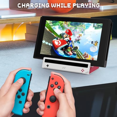 HEIYING Switch Charger Dock for Nintendo Switch 2 / OLED/Lite,Charging Dock Station with Standard USB-C Port for Easy Console Charging - color: Grey