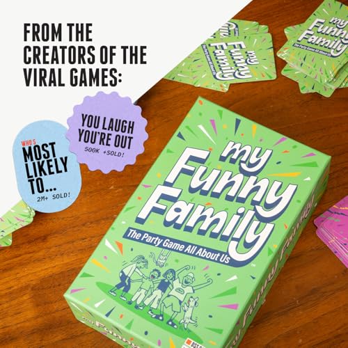 My Funny Family | Easy to Learn + Family Friendly Card Game | Ages 10+