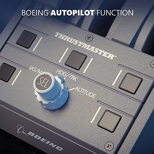 Thrustmaster TCA Quadrant Boeing Edition Throttle Add-On - XBOX & PC | Dual-engine levers, adjustable resistance, Hall-Effect sensors, 17 controls, autopilot functions, for flight sim cockpits - style: Quadrant
