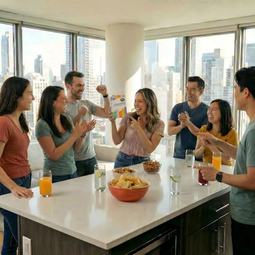 GENSMAK! Trivia Party Game for Adults & Families Multi-Generational Trivia Card Game for Game Night Funny Trivia with Hints 2-8+ Players Ages 10+