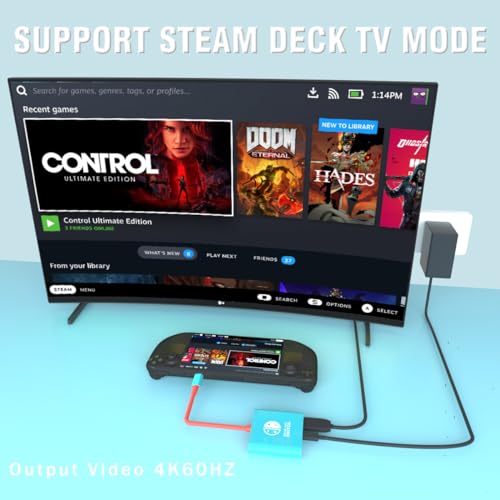 Switch Dock for Nintendo Switch Docking Station,Portable Nintendo TV Adapter Compatible Steam Deck/Switch OLED/Support Switch TV Dock Mode with HDMI2.0, Replacement Travel Docking for Nintendo - size: Switch 1 1080P