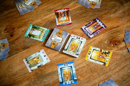 Capstone Games Up or Down? Interactive Strategy Card Game Ages 8+ Family | Easy-to-Learn Strategic Card Game for Game Night