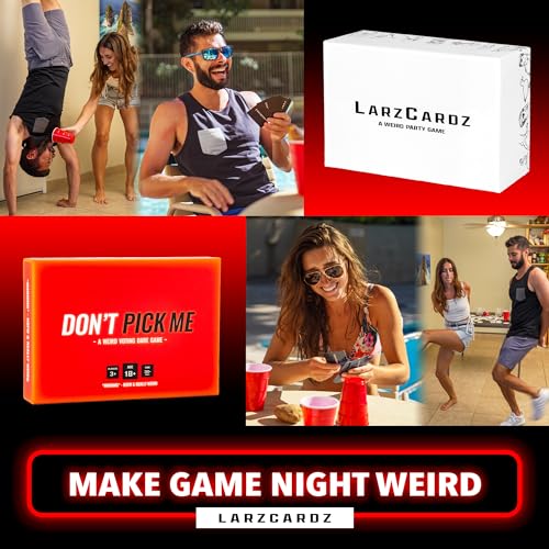 Weird Drinking Game for Adults - 216 Cards, Dares & Challenges | 210 insane prompts, easy-to-learn party starter for 3+ players, unhinged adult humor, college parties, game nights & pregames