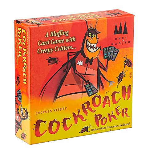 Devir - Pack Cheating Moth & Cockroach Poker Card Game, Bluffing, Cheating & Social Deduction Party Games, Fast Family Card Games, Ages 7+, 2–6 Players, (English Version) - color: Bluff & Cheat Pack