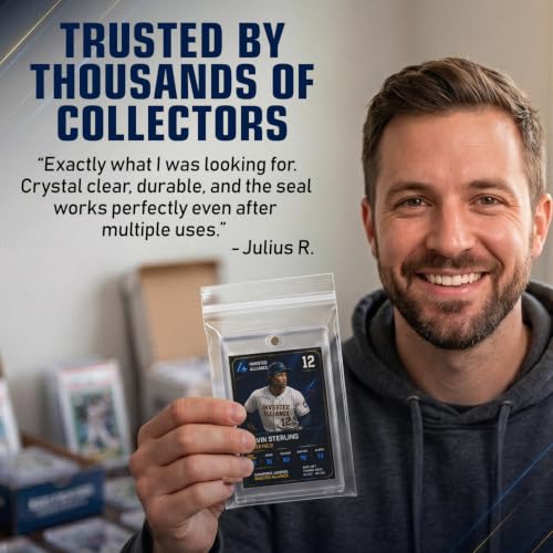 Invested Alliance Resealable Set Team Bags for Trading Cards | Ultra, TCG, Baseball, Sports Card Team Bags Sleeves. Fits Top loaders, Magnetic & Semi Rigid Holders. High Clarity Sleeves.