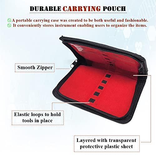 Professional Gundam Modeler Basic Tools Craft Set Hobby Building Kit with Carrying Case Ideal for Model Building Repairing and Fixing Warhammer Detail Miniature Figures Repairing (Craft Kit - 44 Pcs)