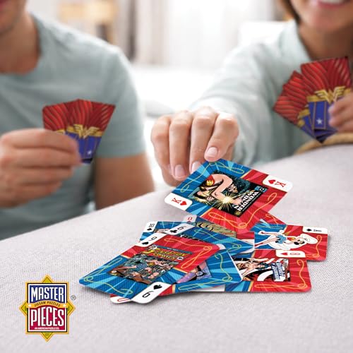 Masterpieces Officially Licensed Wonder Woman Playing Cards - 54 Card Deck for Adults - style: Wonder Woman