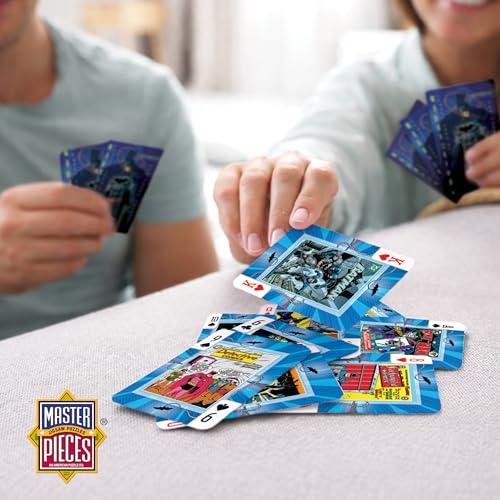 Masterpieces Batman Playing Cards - 54 Card Deck, Officially Licensed - Ages 4+ - style: Batman