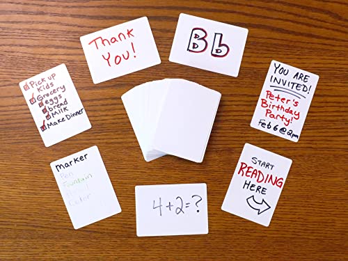 Regal Games 52 Blank Playing Cards to Write On - Custom Blank Deck of Cards - (2.5" x 3.5") Cardstock White Poker Size - 1 Pack, 52 Cards - color: 1 Deck - 52 Cards