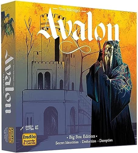 Avalon Deluxe Big Box by Indie Boards and Cards | The Resistance Avalon Complete with 23 Roles and Modular Expansions | Hidden Loyalty and Social Deduction | 5-10 Players Ages 13+