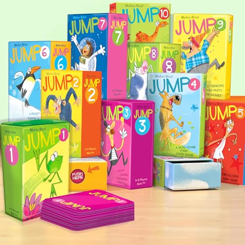 Melon Rind Jump 10, Math Game for Kids Learning Multiples of 10, Lively, Fun Card Game, Quick Activity for Boosting Math Confidence, Screenless Fun, Ages 6+ - style: Multiples of 10