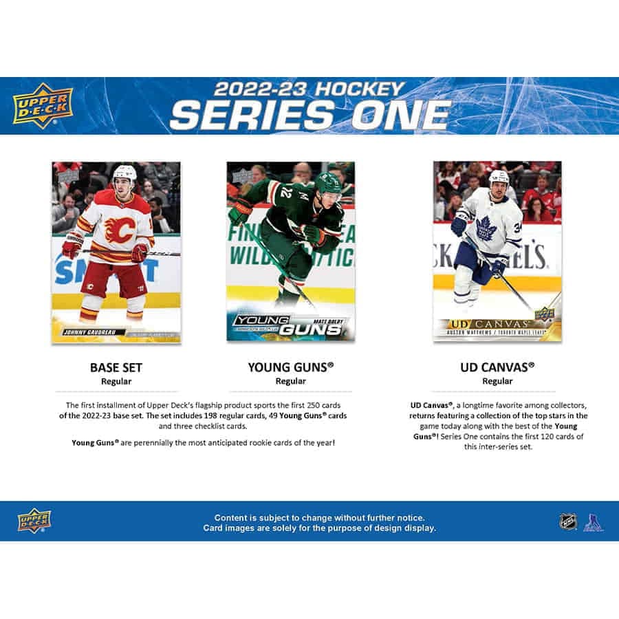 2022-23 Upper Deck Series 1 Hockey Retail Box
