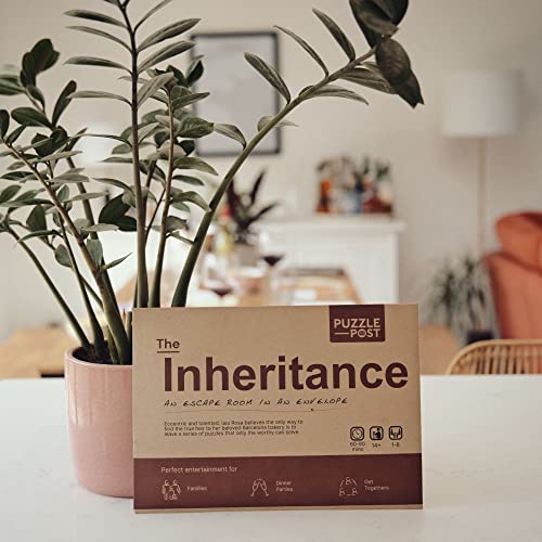Unique Escape Room in an Envelope | Great for Groups - Families & Friends | Perfect for Games Night | Escape Room in A Box | Puzzle Mystery Game - The Inheritance - style: The Inheritance